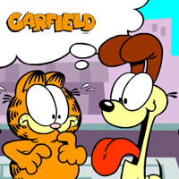 Garfield und Odie an der Tierklinik