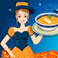 Halloween Kürbis Suppe