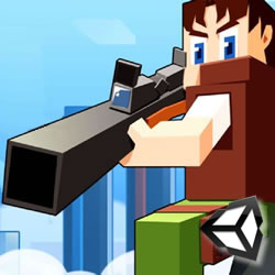 Minecraft Zombie Town Sniper